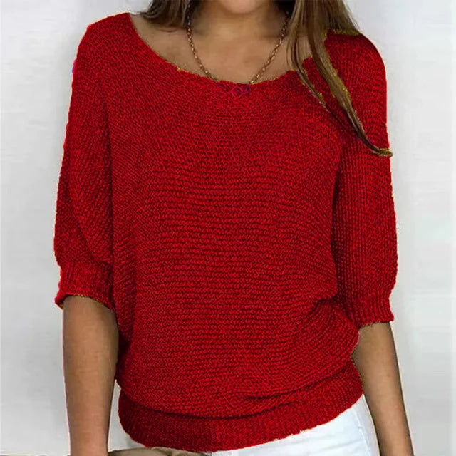 Valentina - Cozy Knitted Loose Top