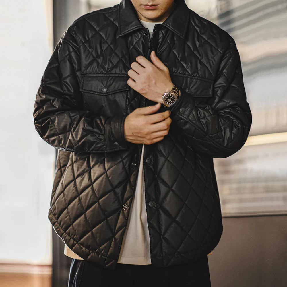 Terrence - Vintage Diamond Quilted Jacket