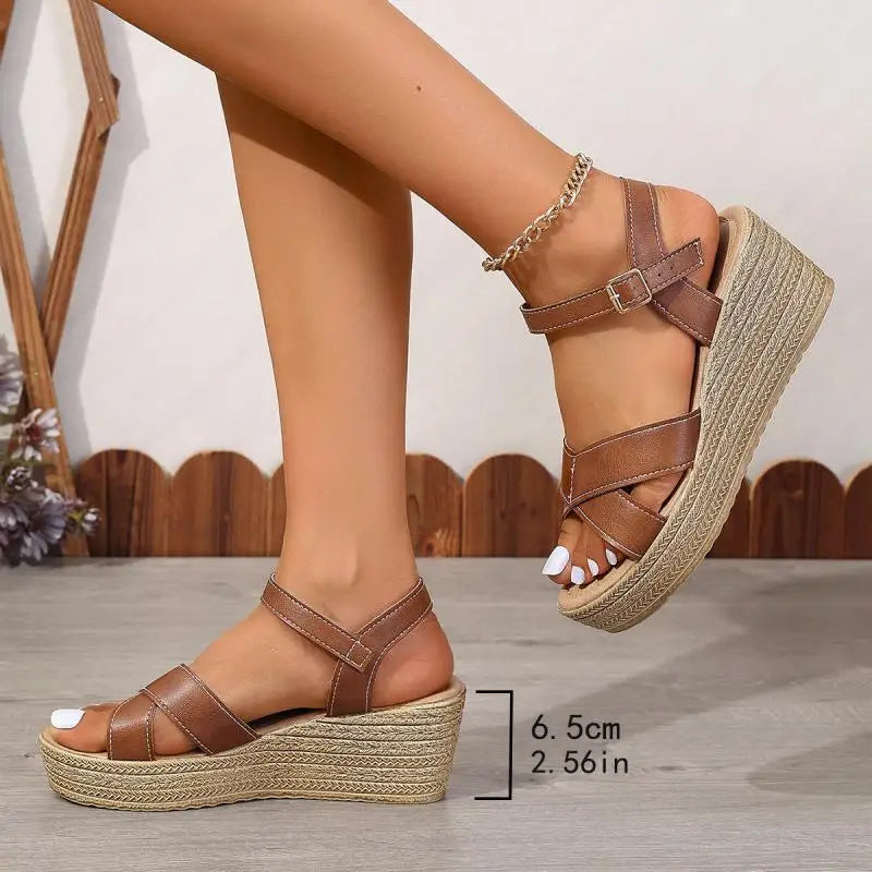 Lucia - Non-Slip Wedge Sandals