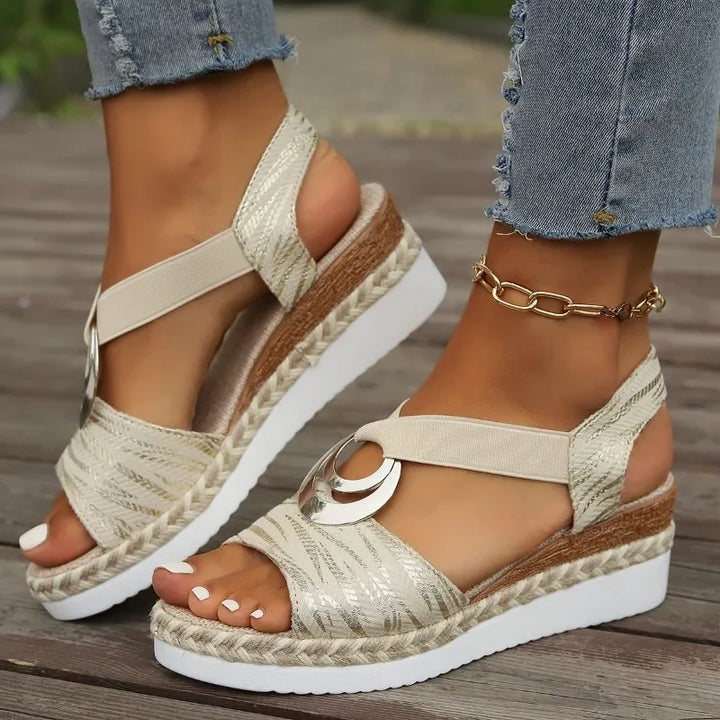 Lainey - Comfortable Wedge Sandals