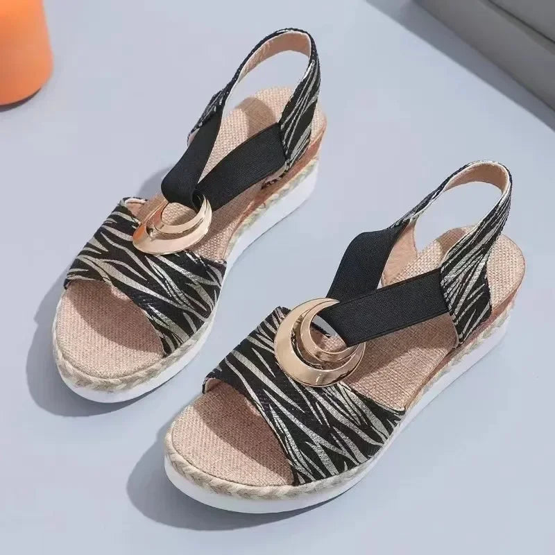 Lainey - Comfortable Wedge Sandals