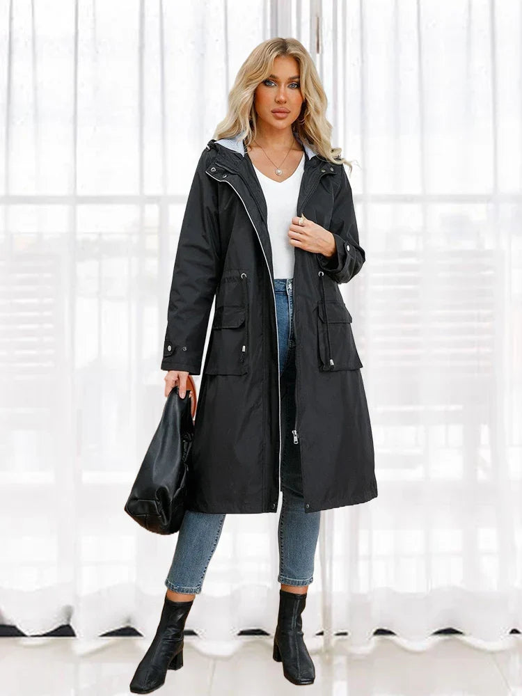 Sharon™ Water Repellent Trench Coat