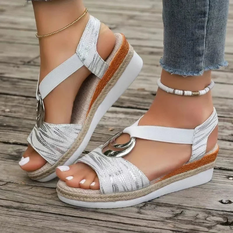 Lainey - Comfortable Wedge Sandals