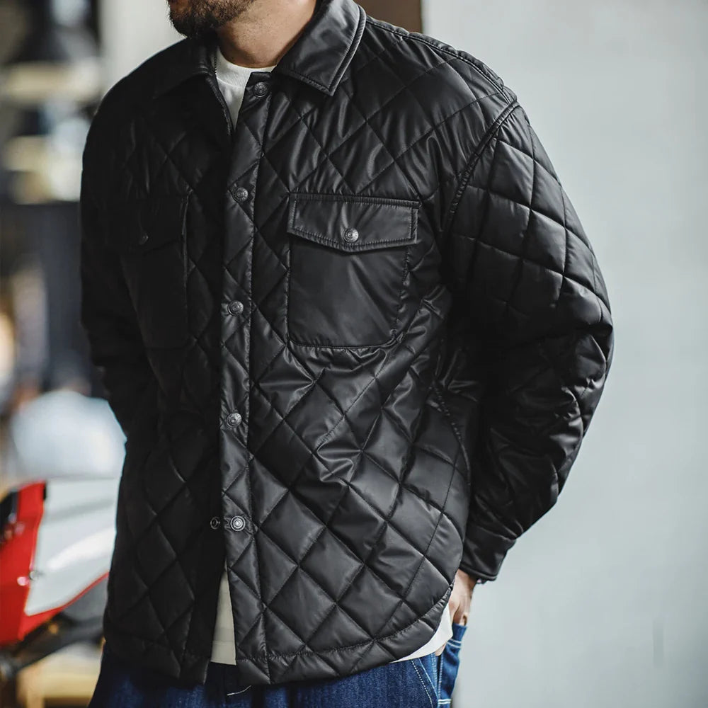 Terrence - Vintage Diamond Quilted Jacket