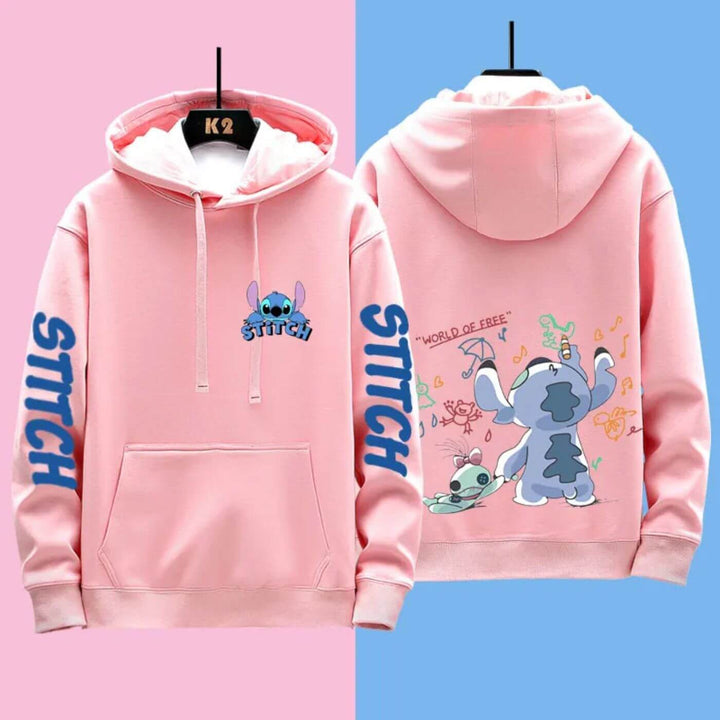 Stitchy - Comfortable Cartoon Hoodie