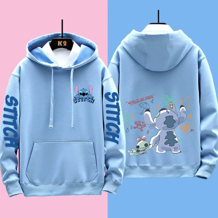 Stitchy - Comfortable Cartoon Hoodie