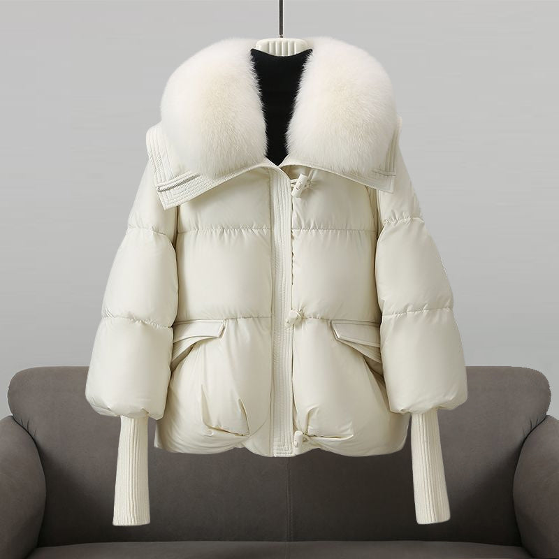 Cora - Glam Fur Windbreaker