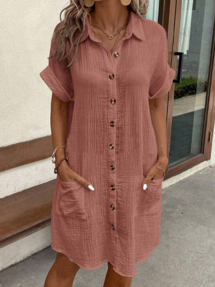 Everleigh - Comfortable Buttoned Summer Dress