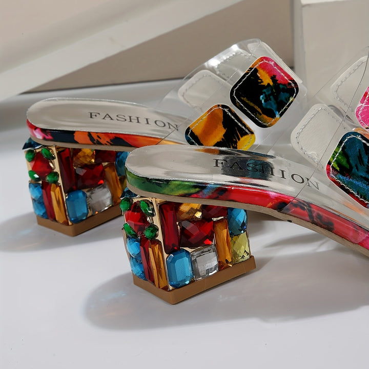 Lucia - Slip-on Colorful Sandal