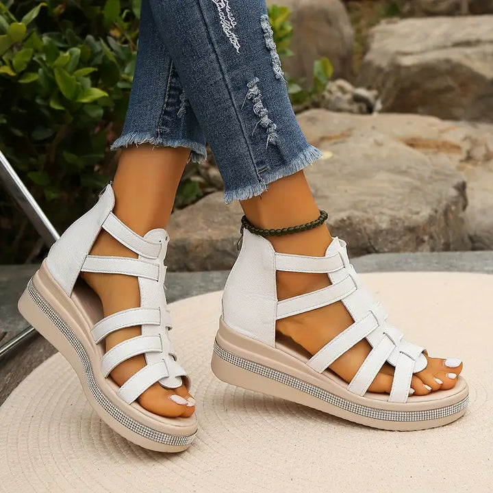 Reese - Adjustable Wedge Sandal