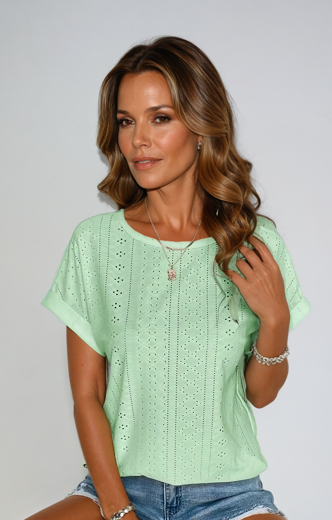 Alice - Summer Round Neck Top