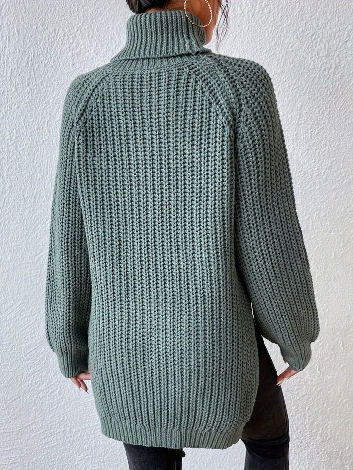 Isabella™ Knitted Turtleneck Sweater