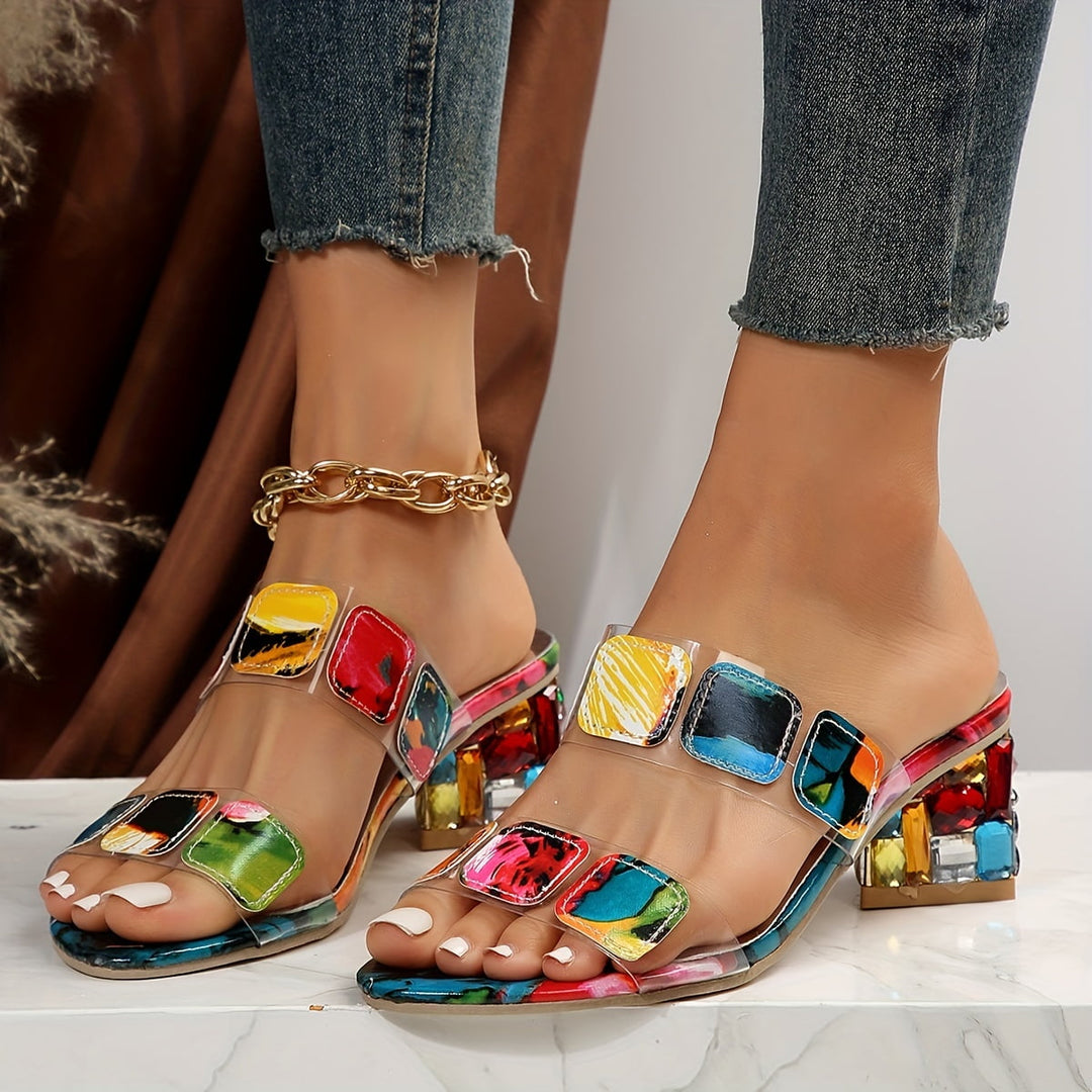 Lucia - Slip-on Colorful Sandal