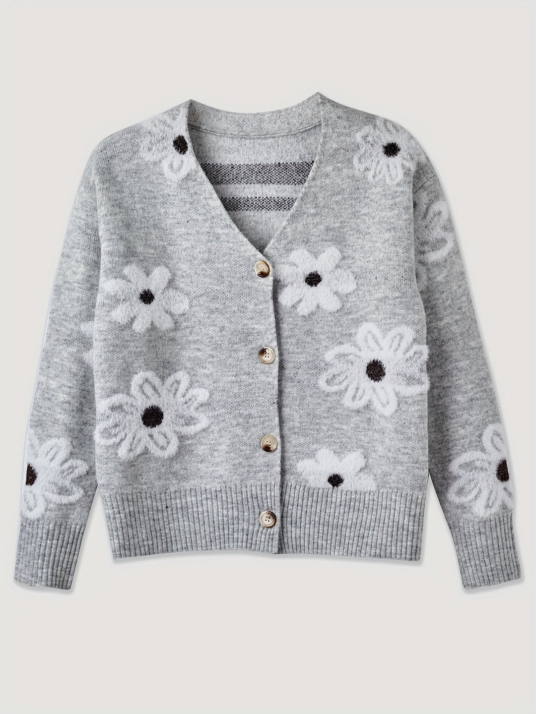 Mia™ Floral Knitted Cardigan