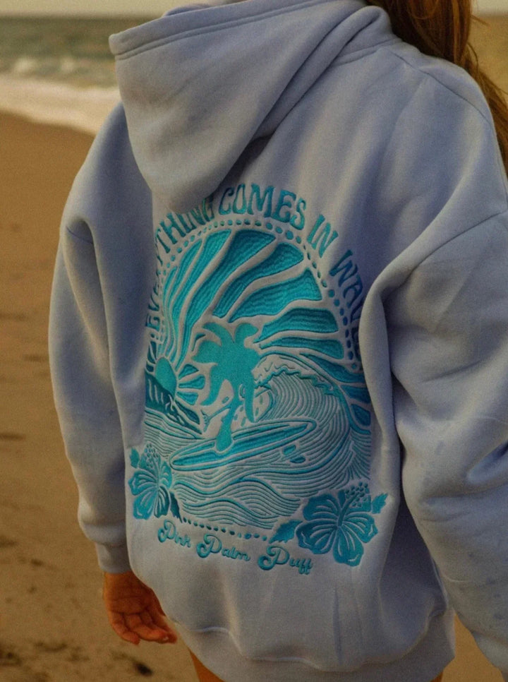 Aubrey - Summer Hoodie Beach Print