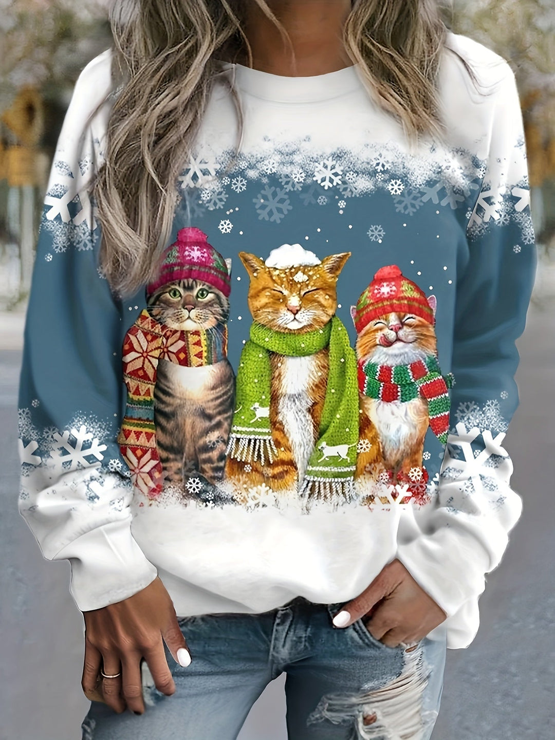 Aurora™ Christmas Cat Sweater