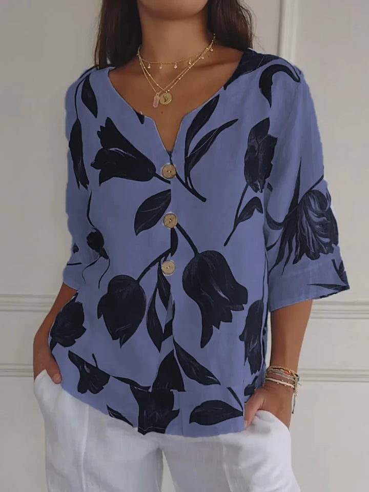 Kennedy - Soft and Airy Floral Blouse