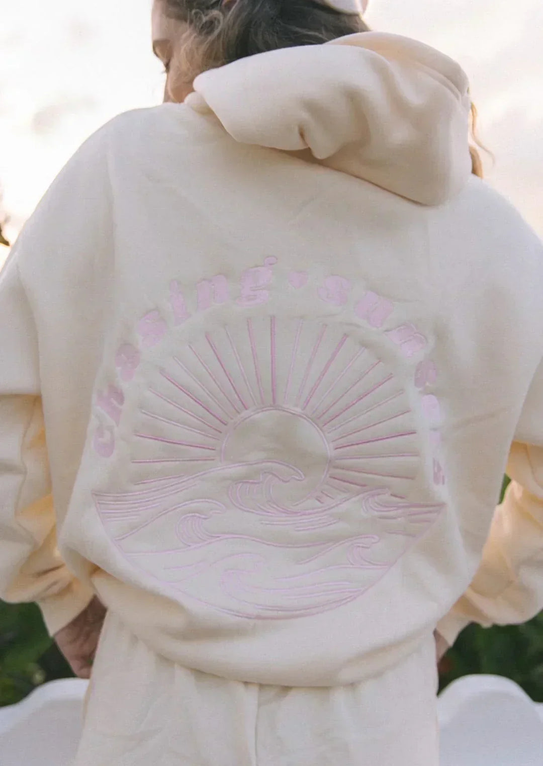 Aubrey - Summer Hoodie Beach Print