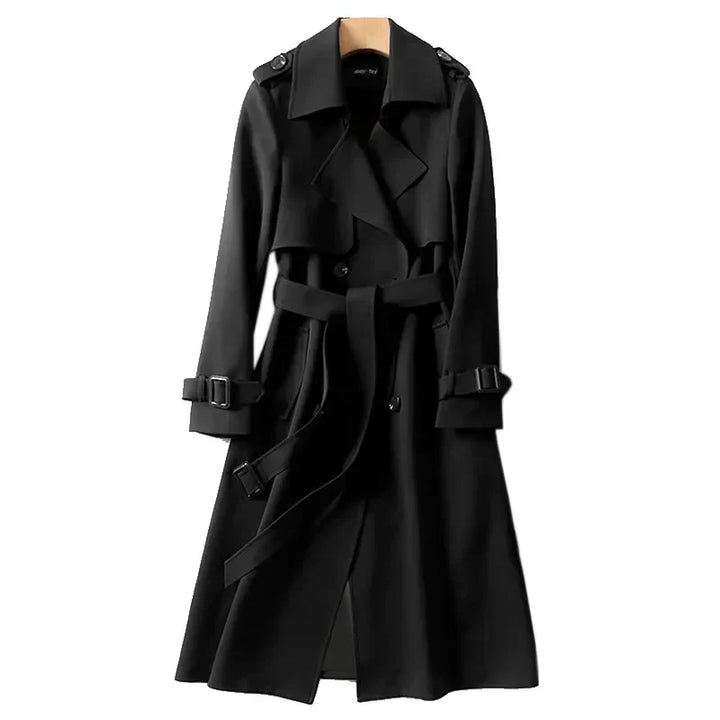 Olivia - Classic Belted Trench Coat