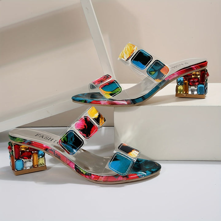 Lucia - Slip-on Colorful Sandal