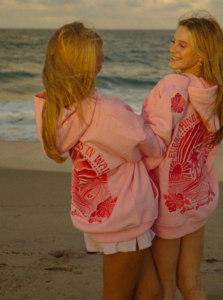 Aubrey - Summer Hoodie Beach Print