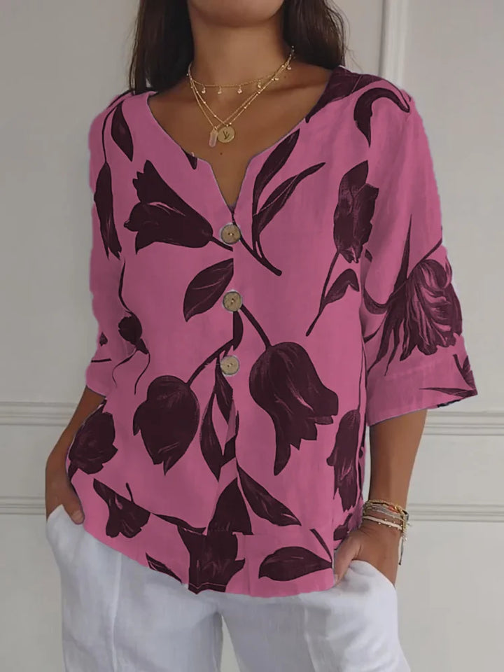 Kennedy - Soft and Airy Floral Blouse