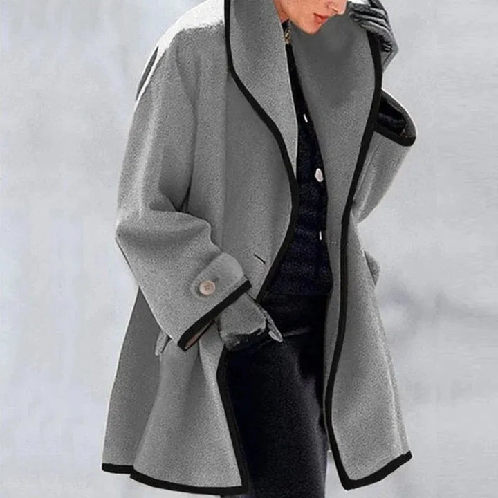 Emily - Warm Pocket Long Coat