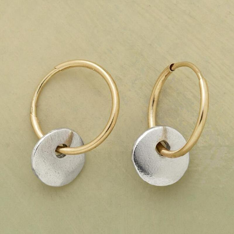 Gold and Silver Plated Earrings