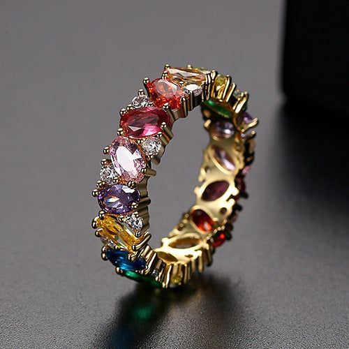 Colored Zirconia Vintage Ring