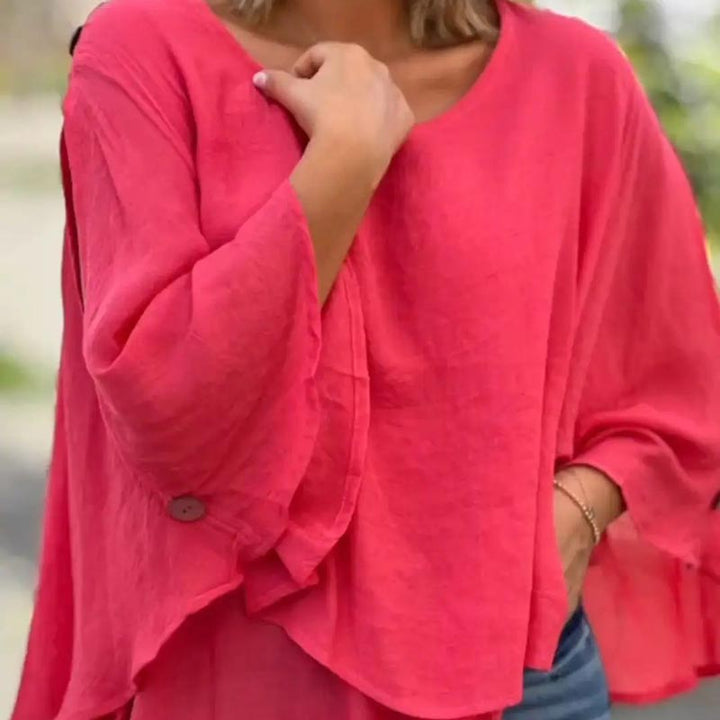 Jade - Flowy Layered Blouse