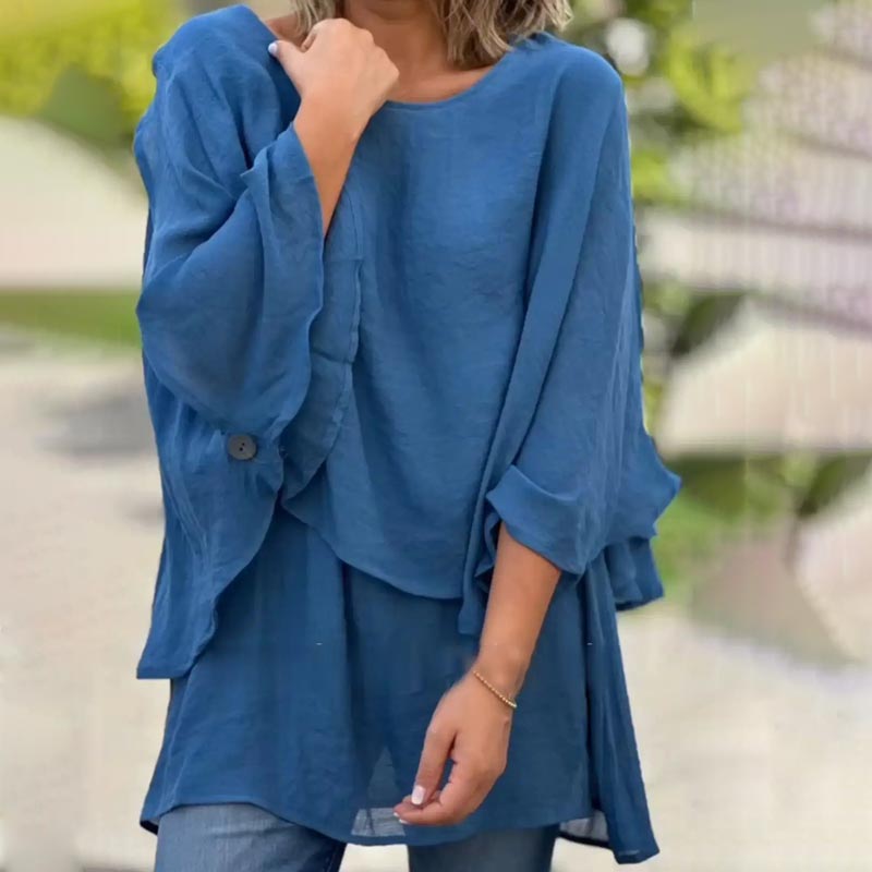 Jade - Flowy Layered Blouse