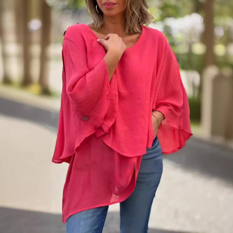 Jade - Flowy Layered Blouse