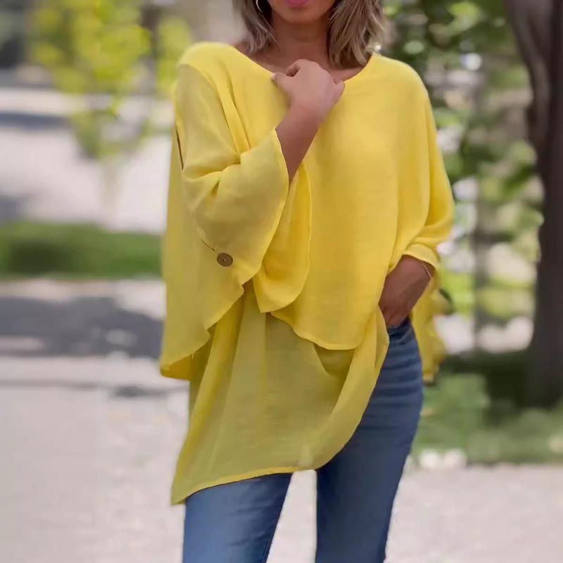 Jade - Flowy Layered Blouse