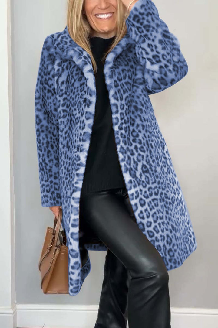 Chloe - Chic Leopard Print Coat