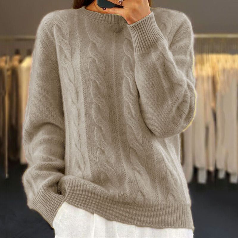 Natalie - Fluffy Knitted Sweater