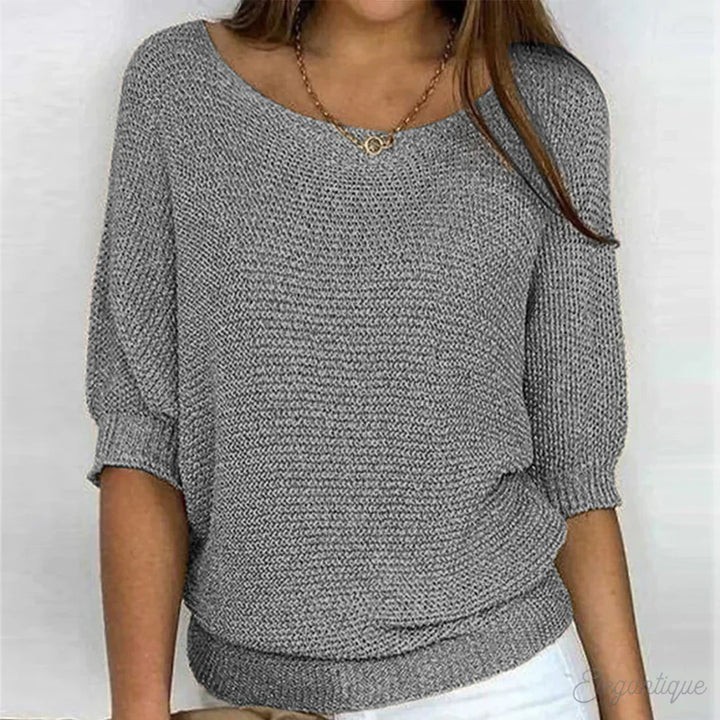 Valentina - Cozy Knitted Loose Top