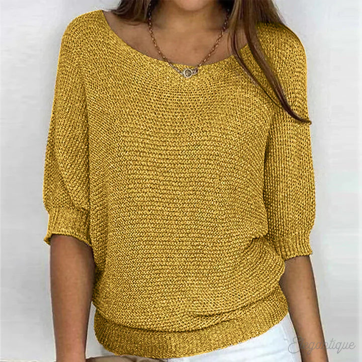 Valentina - Cozy Knitted Loose Top