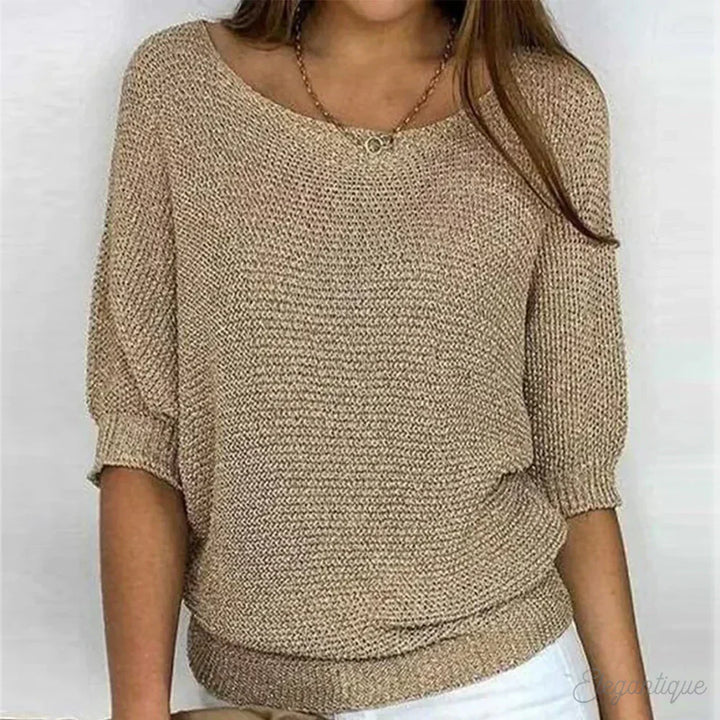 Valentina - Cozy Knitted Loose Top