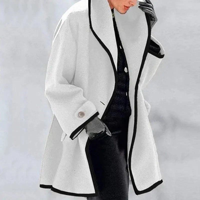 Emily - Warm Pocket Long Coat